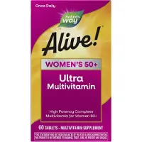 Nature'S Way Alive! Vrouwen 50+ Ultra Multivitamine (60 Tabletten) - vitamines, multivitamines - multivitamines