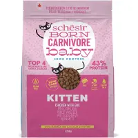 Schesir Born Carnivore Kitten Kattenvoer Chicken & Egg 1,25 kg