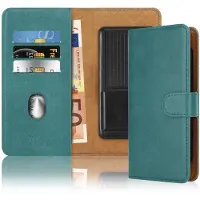 Cadorabo Hoesje geschikt voor Realme 13 PRO 5G in TURKOOIS met kaartslot, 360 graden beschermhoes PU lederen mobiele telefoon etui case cover