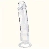 Lune Dildo - doorzichtig - 20 cm - 3.5 cm dikte - dildo met zuignap - dildo's - vibrator - Dildo voor vrouwen - dildo mannen anaal