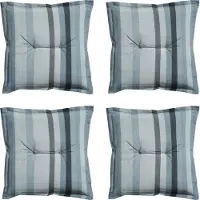 Madison zitkussen righe grey ca. set van 4