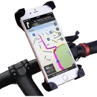 Casecentive Universele Fietshouder - telefoonhouder - zwart