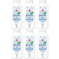 Johnson Johnsons Babypoeder - Talkpoeder - 6 x 200 g - voordeelverpakking