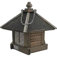 Garden Spirit Insectenhotel Hangend - Bituum Dak - Insectenhuis - - Grijs - IH010