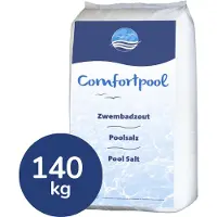 Comfortpool Zwembadzout 7 x 20 kg | Voor schoon zwembadwater | 140 kg zout | Geschikt voor Intex zoutwatersysteem |