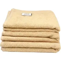 ADA - Bamboe handdoek – 30x50cm – Zand - 3 stuks