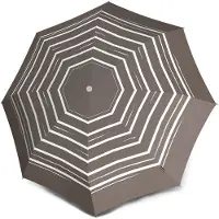 Knirps paraplu 930 Stick Long Automatic Stripe Art Taupe