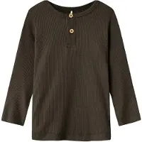 Name it Shirt 'NMMKab' donkerbruin