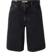 Levi's Jeans 'Baggy Dad Jort' black denim