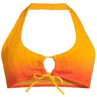 Chantelle Sw Bra Wf Tshirt Plunge Sunrise Tie & Dye Maat: XS/S | Bikini's Outlet | Dames | Oranje