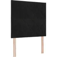 vidaXL Hoofdbord Zwart 90 cm Fluweel