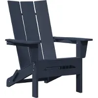 vidaXL Opvouwbare Adirondack Stoel Marineblauw 80,5 x 74,5 x 92 cm