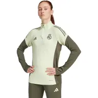 Adidas Real Madrid Trainingstrui 1/4-Zip 2025-2026 Dames Lichtgroen Grijs