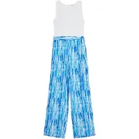 Desigual Jumpsuit blauw / aqua / wit