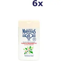 Le Petit Marseillais 6x Douchegel 250ML Oranjebloesems Wit