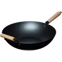 Mareld Wokpan Ø36 Cm - Wokken Koolstofstaal Roestvrij staal - MAR0353