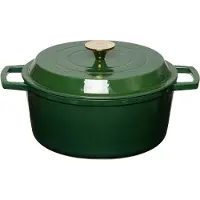 Mareld En Pot 5 L - Bloempotten Gietijzer Glossy Green - MAR0350