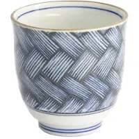Tokyo Design Studio - Theekop - Blauw/Wit - 8x7,9 cm