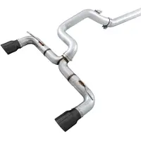 AWE Tuning Ford Focus RS Track Edition Cat-back Exhaust - Diamond Black Tips - 3020-33032