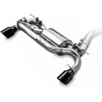 AWE Tuning BMW F22 M235i / M240i Touring Edition Axle-Back Exhaust - Diamond Black Tips (102mm)