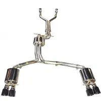 AWE Tuning Audi C7 / C7.5 S6 4.0T Touring Edition Exhaust - Diamond Black Tips