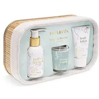 Source Balance Naturals giftset bamboe mand Douchemiddel