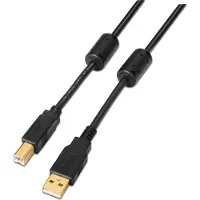 Aisens Kabel USB A naar USB B Aisens A101-0011 Zwart 5 m