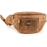 Harold's Leren Schoudertas Antic Belt Bag Nature Bruine