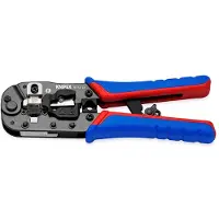 Knipex Montagetang | Gegolft grijpprofiel | Kunststof bekleed | Zwart geatramenteerd | Lengte 280 mm - 97 51 13 SB