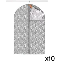 CALICOSY Set van 20 hoezen voor kleding h90 cm met waaierprint