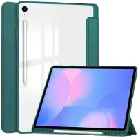 IMoshion Trifold Hardcase Bookcase voor de Samsung Galaxy Tab S10 FE Plus - Groen