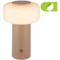 Briloner LED-tafellamp, oplaadbaar, dimbaar, draadloos, met touchbediening, geschikt voor binnen- en buitengebruik