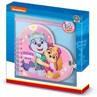 KARACTERMANIA - Paw Patrol - Vriendschap - Hart Dagboek - Notitieboek - Planner - Schetsboek + Pen - Roze