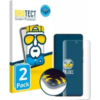 BROTECT - Screenprotector voor realme GT 7 - Folie Beschermfolie transparant volledig dekking - 2 Stuks