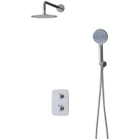Maxaro Balance Regendouche Inbouw | Chroom 20 cm Regendouche Thermostatisch