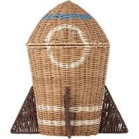 Bloomingville Mand m. Deksel - 31x35 cm - Space - Naturel - - OneSize - Manden