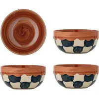 Bloomingville Check schaaltjes set van 4 stuks - 82072603