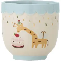 Bloomingville Mini Celebrate mokken blauw set van 6 stuks - 82063087