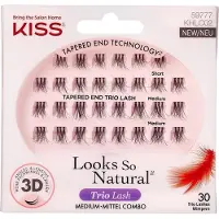 KiSS Looks So Natural Trio Lash Medium 30 stuks € 0,21 / 1 stuks