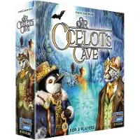 Asmodee Sir Ocelot's Cave Bordspel - Schatzoeken en Edelsteen Verzamelen, Leuk voor Gezinnen, Kinderen & Volwassenen, Vanaf 8 Jaar, 2 Spelers, 20 Min Playt