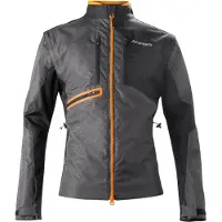 Acerbis Enduro One motorfietstextiljas, zwart/oranje, maat S