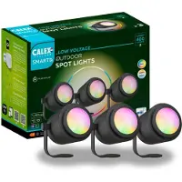 Calex Smart Outdoor 24v - Sokkellamp RGB en Warm Wit licht - 3 Pack