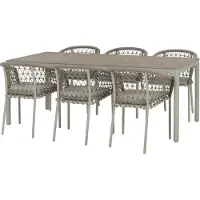 Intratuin 6-zits Diningset Veerle Met Alvera Beige