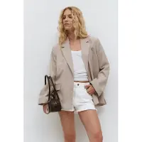 Gina Tricot Slit denim shorts