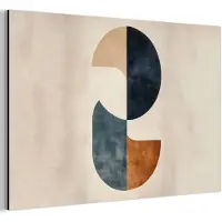 MuchoWow Aluminium schilderij 180x120 cm - Wanddecoratie metaal - Cirkels - Abstract - Kleurrijk - Metalen muurdecoratie woonkamer - Decoratie industrieel - Foto op dibond - Industriële accessoires slaapkamer