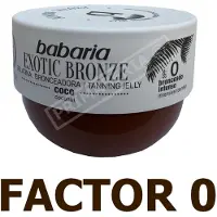 Babaria Exotic Bronze Gelatina Bronceadora - Tanning Jelly Coco FACTOR / SPF 0 - 300ml