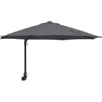 vidaXL Tuinparasol 248 x 248 x 148 cm Polyester en Staal Antraciet