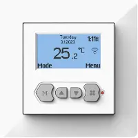 Magnum MIC² WiFi Klokthermostaat MIC² WiFi-thermostaat (inbouw) | RAL 9010 Wit