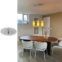 Lightswing Zero - Ophangsysteem voor Hanglamp - 360° draaifunctie - Stainless Steel