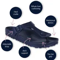 Holster Slipper Women Coastal Midnight Blue-Schoenmaat 37
